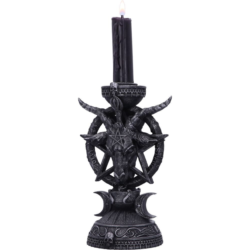 SPECIAL ORDER Nemesis Now - Baphoment Collection - Light of Baphomet Candle Holder [JP]