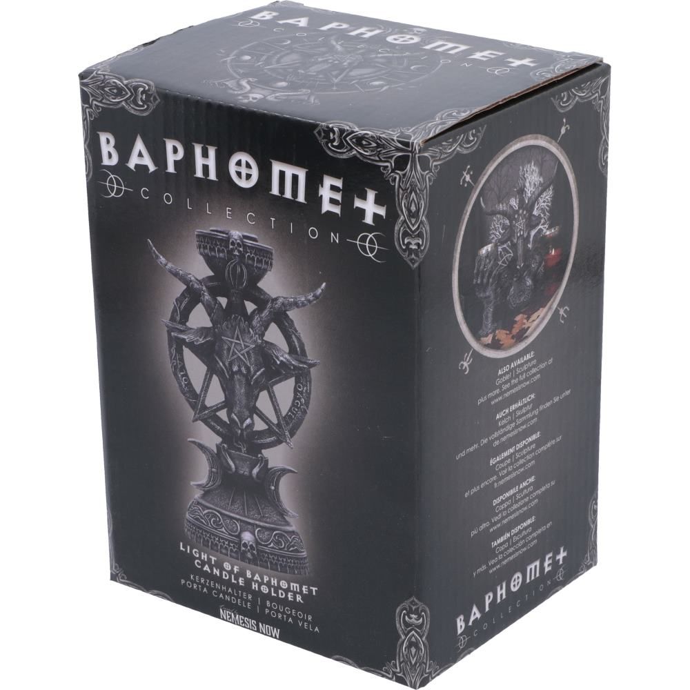 SPECIAL ORDER Nemesis Now - Baphoment Collection - Light of Baphomet Candle Holder [JP]