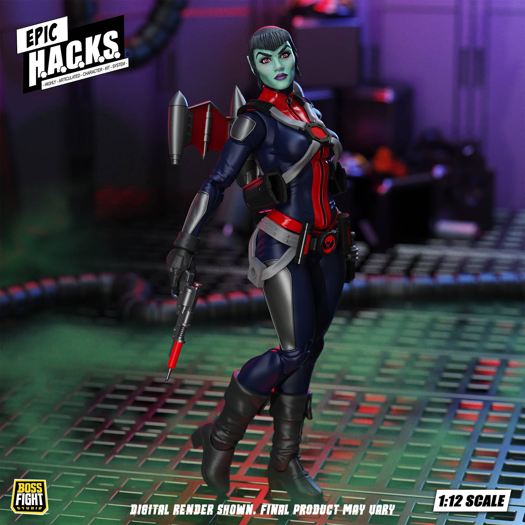 SPECIAL ORDER Boss Fight Studio - Epic H.A.C.K.S. - Mercy Zaleska: Vampiron Secret Service 1/12 [JP]