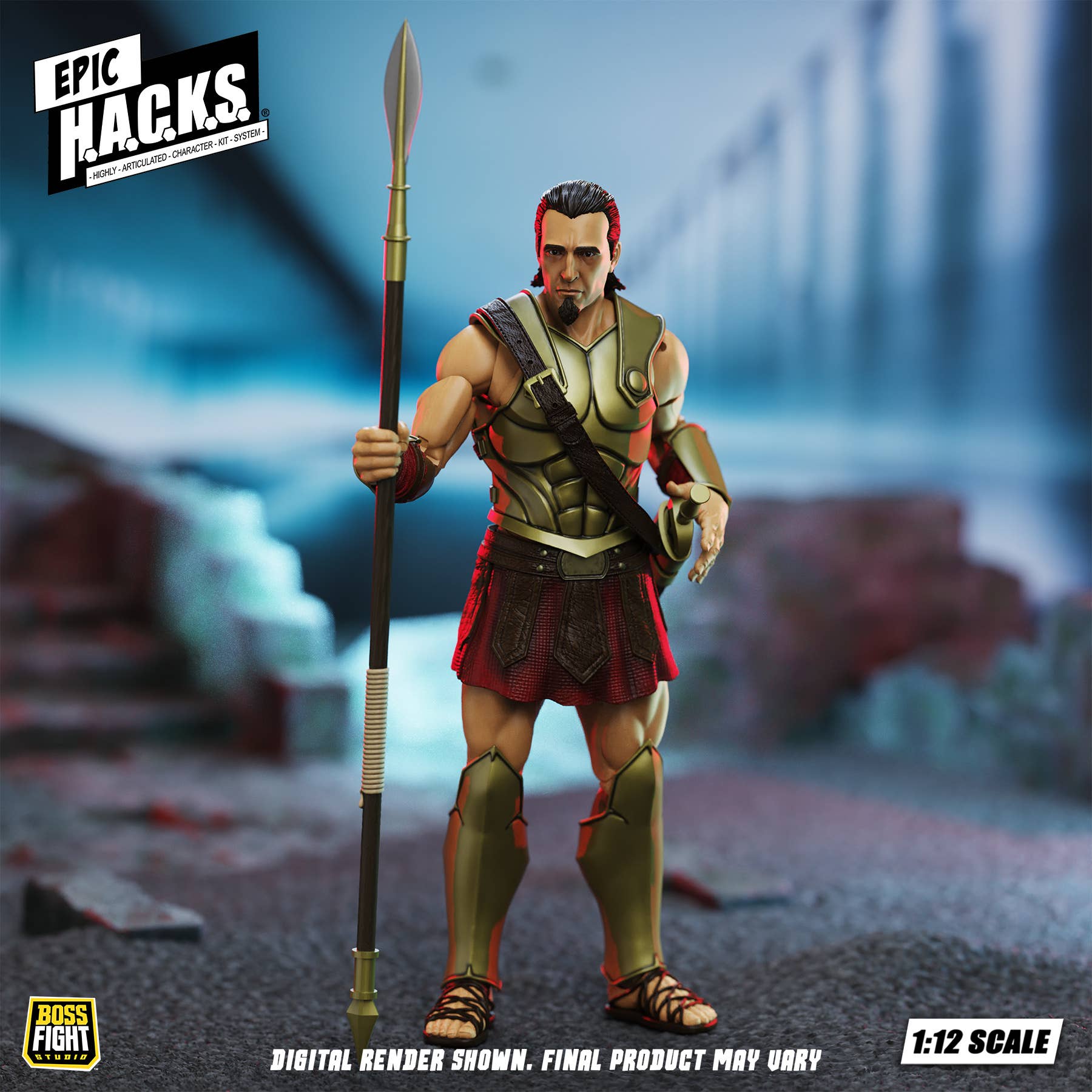 SPECIAL ORDER Boss Fight Studio - Epic H.A.C.K.S. - Spartan Warrior: Pride of Sparta 1/12 [JP]