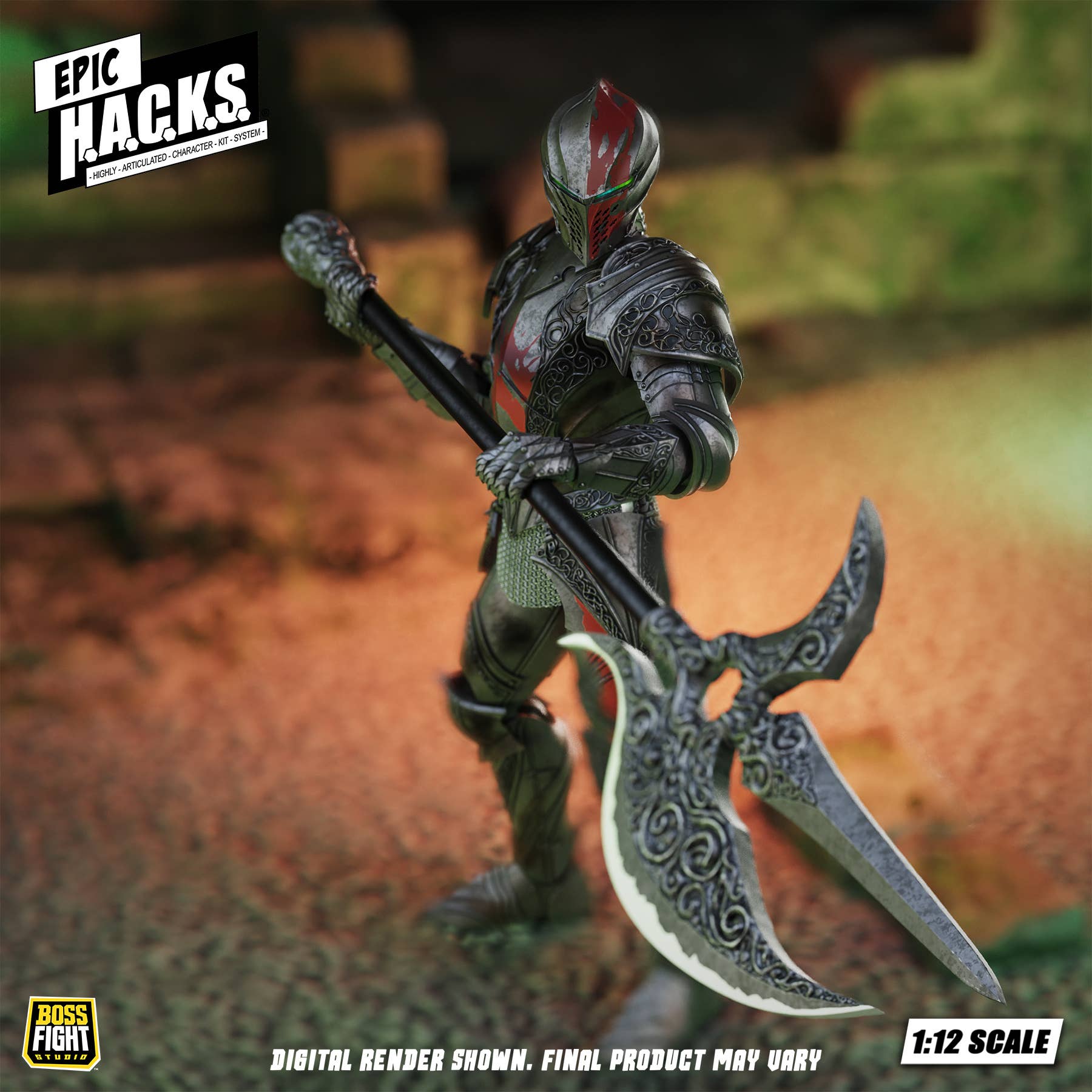SPECIAL ORDER Boss Fight Studio - Epic H.A.C.K.S. - Dire Knight: Enchanted Armor 1/12 [JP]