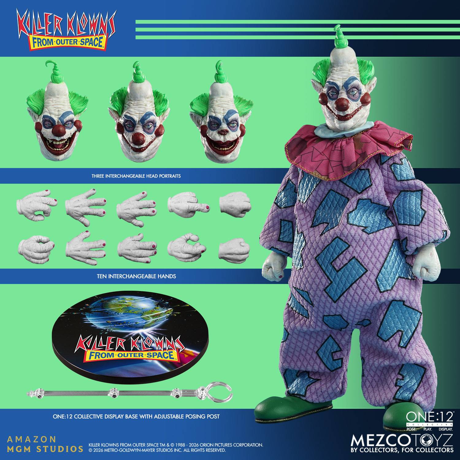SPECIAL ORDER Mezco Toyz - One:12 Collective - Killer Klowns from Outer Space - Jumbo 1/12 [JP]