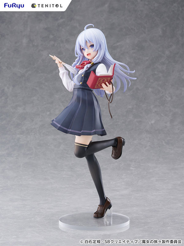 PRE-ORDER FuRyu - TENITOL TALL - Wandering Witch: The Journey of Elaina - Elaina: School Uniform Ver.