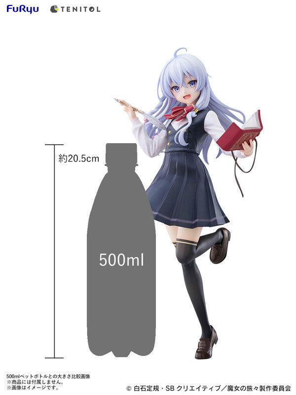 PRE-ORDER FuRyu - TENITOL TALL - Wandering Witch: The Journey of Elaina - Elaina: School Uniform Ver.