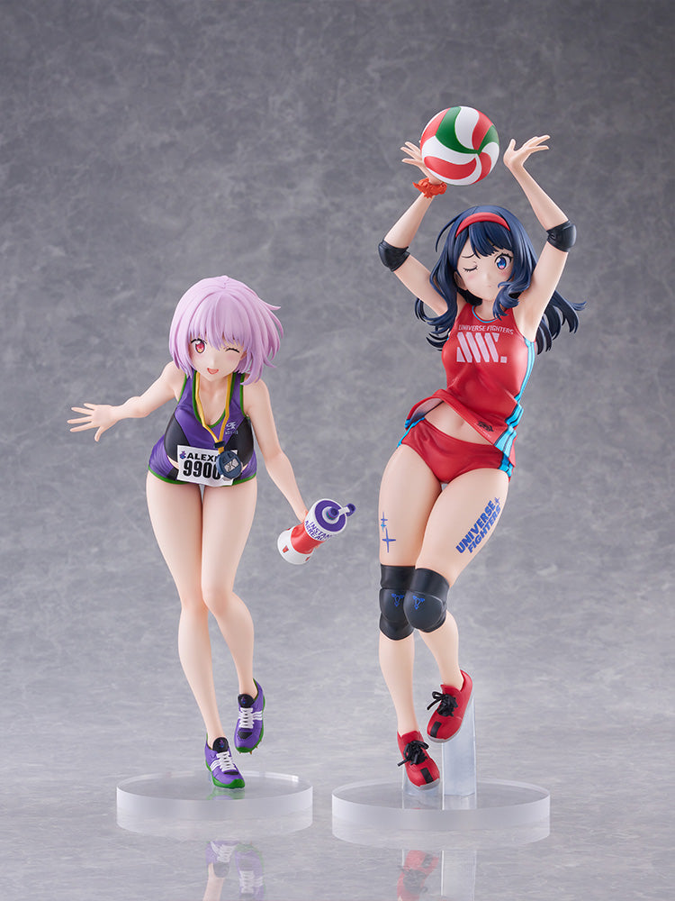 SPECIAL ORDER FuRyu - TENITOL TALL - GRIDMAN UNIVERSE - Rikka Takarada and Akane Shinjo: Sports Wear Ver. Special Set [EXCLUSIVE]