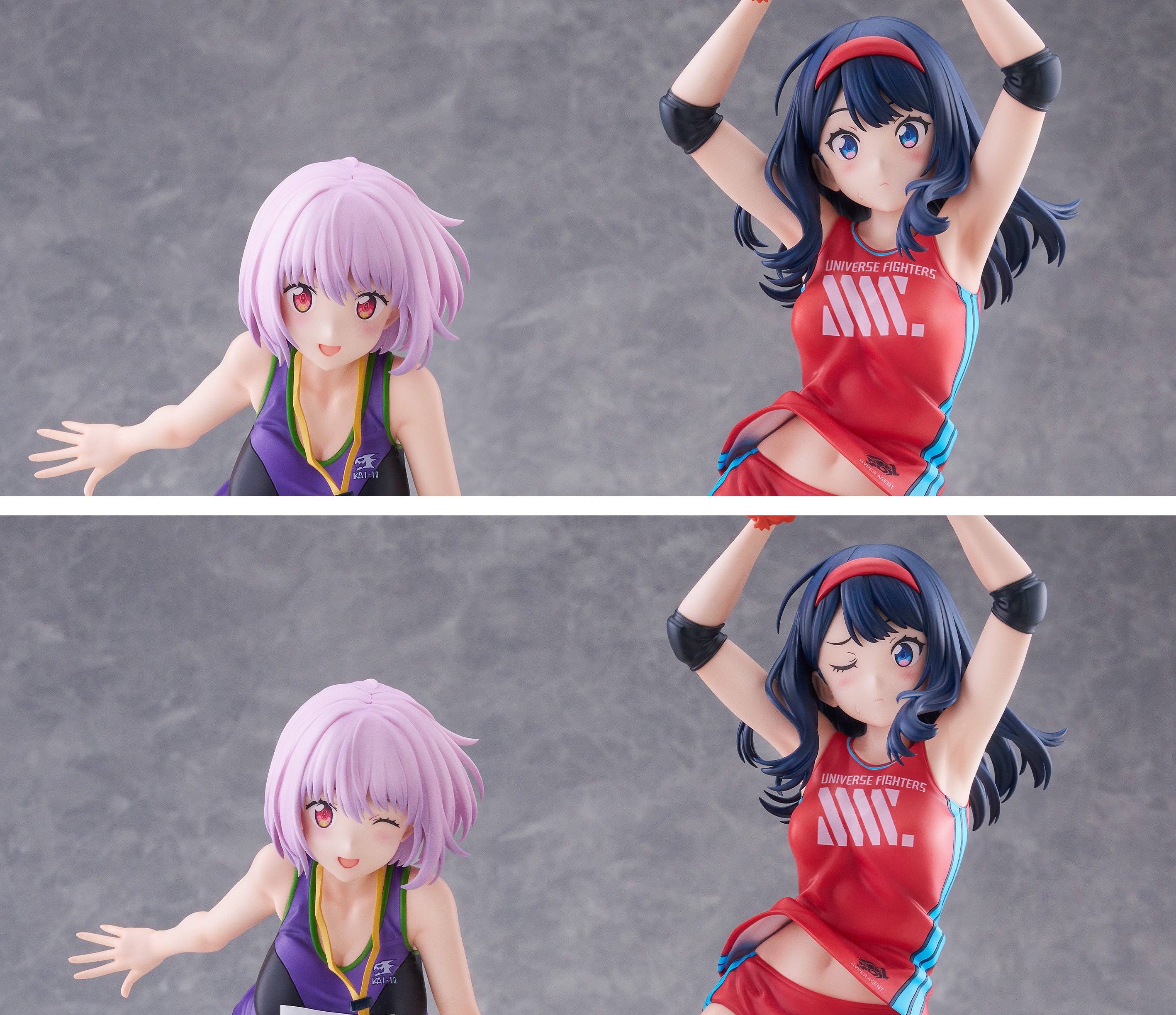 SPECIAL ORDER FuRyu - TENITOL TALL - GRIDMAN UNIVERSE - Rikka Takarada and Akane Shinjo: Sports Wear Ver. Special Set [EXCLUSIVE]