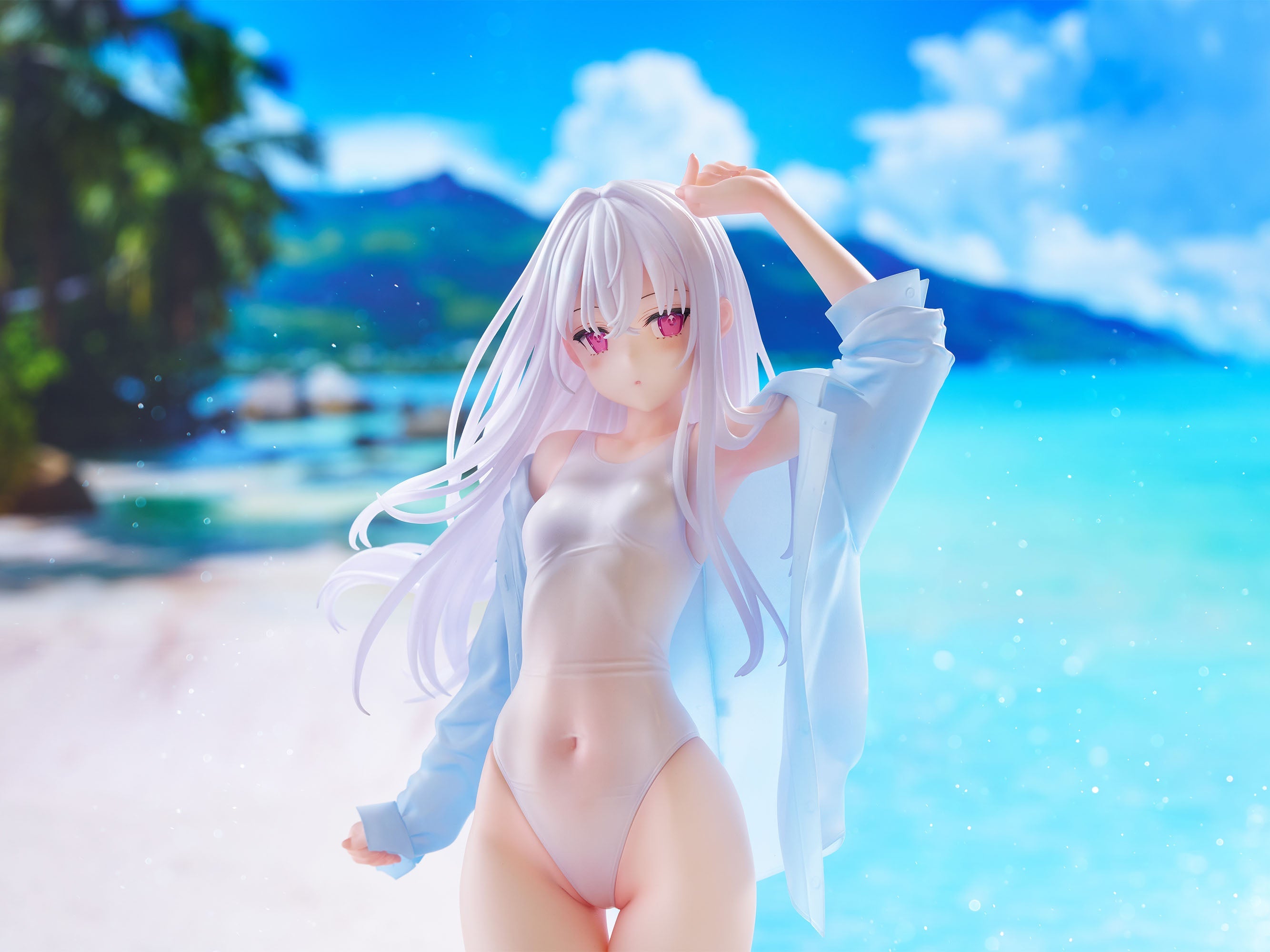 SPECIAL ORDER FuRyu - TENITOL TALL - MIGNON WORKS - shiro: Swimsuit Ver. [JP]