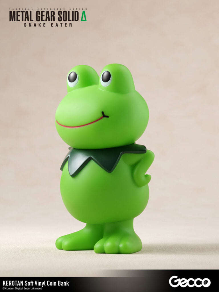 SPECIAL ORDER Gecco - Soft Vinyl Coin Bank - METAL GEAR SOLID Delta: SNAKE EATER - Kerotan [JP]