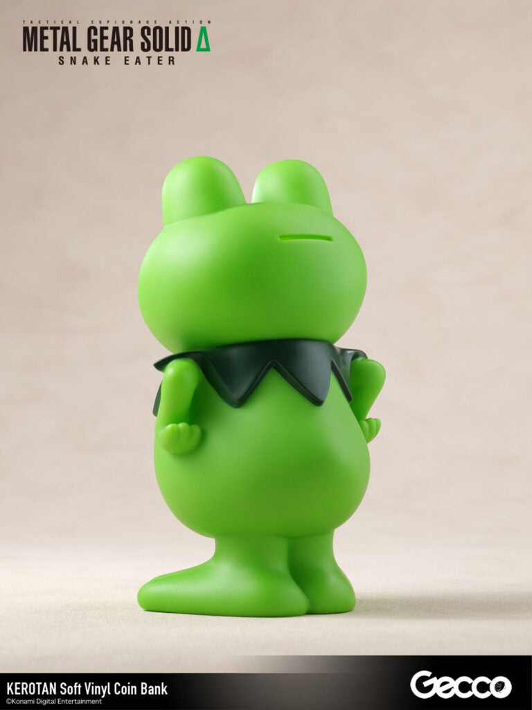 SPECIAL ORDER Gecco - Soft Vinyl Coin Bank - METAL GEAR SOLID Delta: SNAKE EATER - Kerotan [JP]