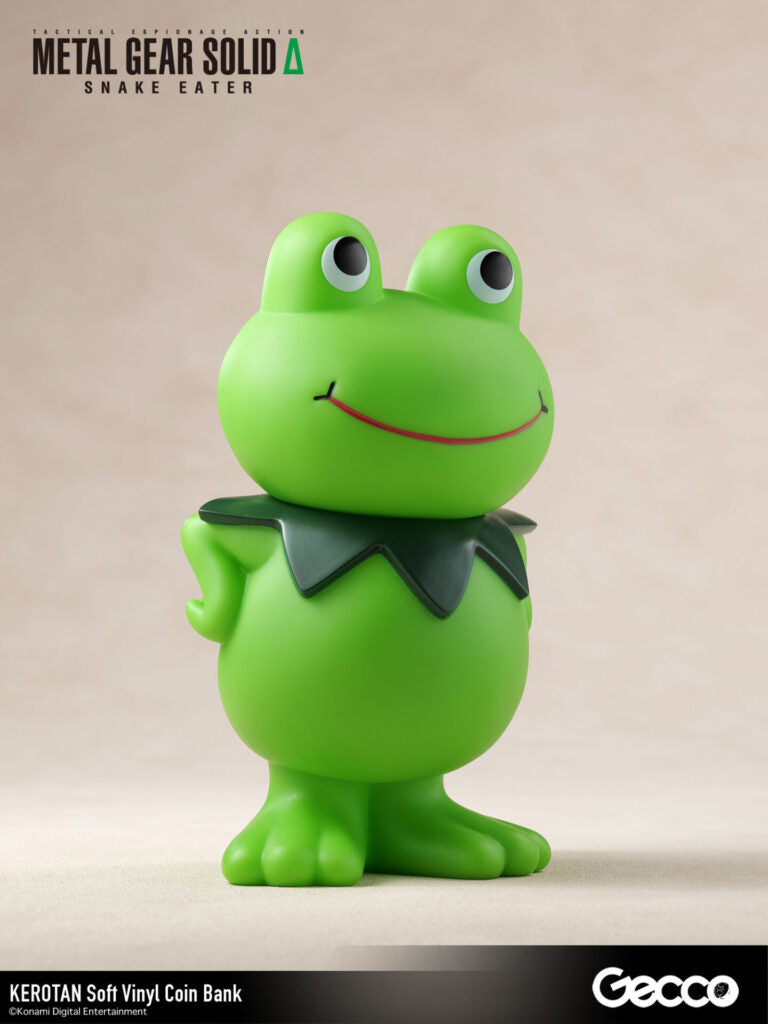 SPECIAL ORDER Gecco - Soft Vinyl Coin Bank - METAL GEAR SOLID Delta: SNAKE EATER - Kerotan [JP]