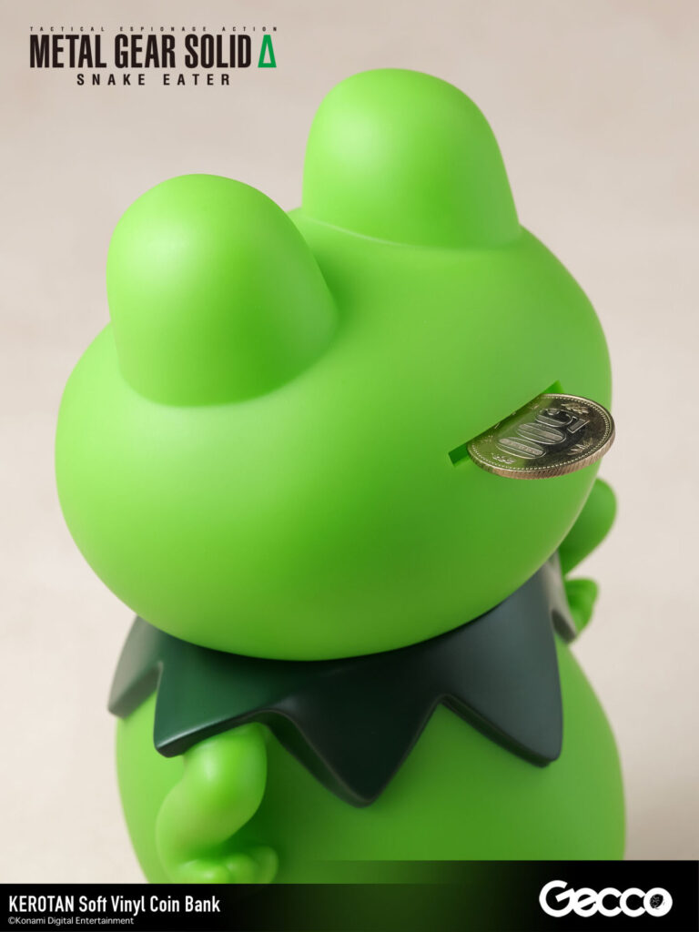 SPECIAL ORDER Gecco - Soft Vinyl Coin Bank - METAL GEAR SOLID Delta: SNAKE EATER - Kerotan [JP]