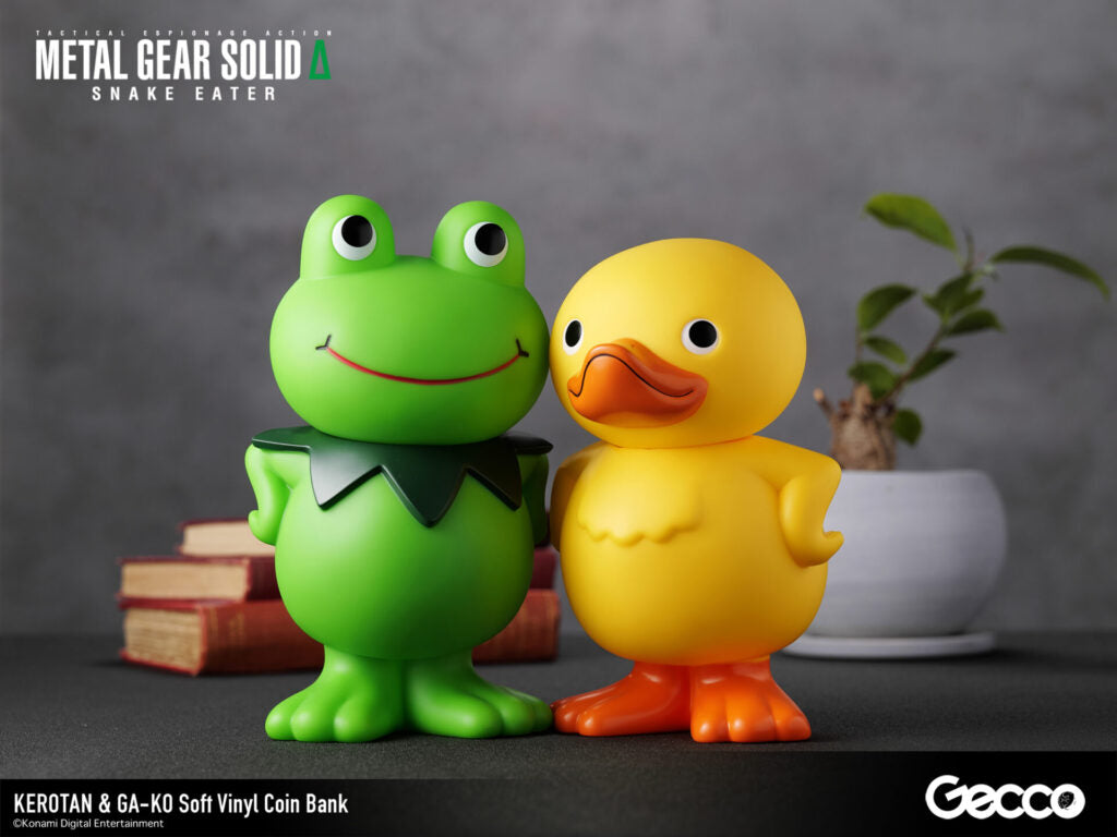 SPECIAL ORDER Gecco - Soft Vinyl Coin Bank - METAL GEAR SOLID Delta: SNAKE EATER - Kerotan [JP]
