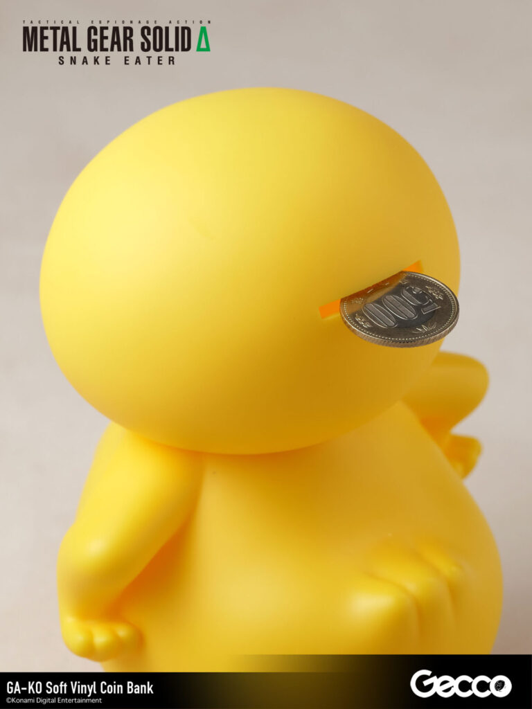 SPECIAL ORDER Gecco - Soft Vinyl Coin Bank - METAL GEAR SOLID Delta: SNAKE EATER - GA-KO [JP]