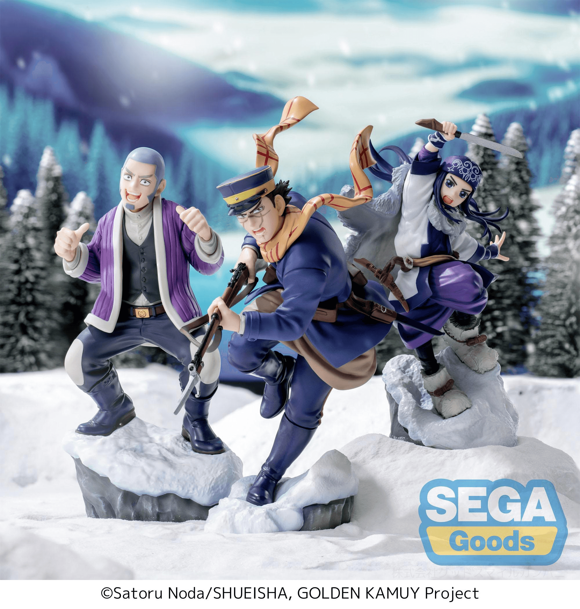 PRE-ORDER SEGA - Xross Link TV Anime GOLDEN KAMUY Figure - Saichi Sugimoto