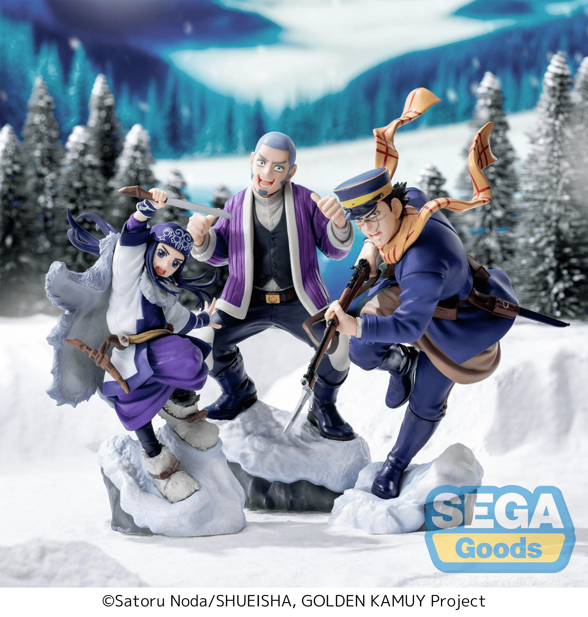PRE-ORDER SEGA - Xross Link TV Anime GOLDEN KAMUY Figure - Saichi Sugimoto