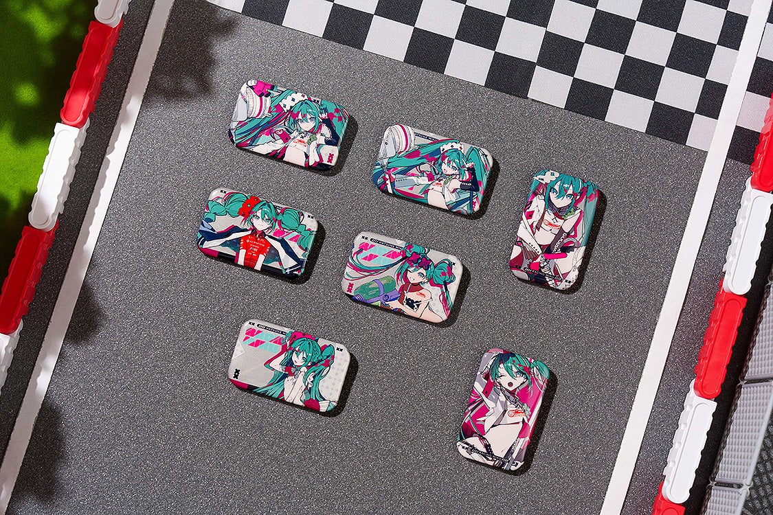 IN-STOCK GoodSmile Moment - Hatsune Miku GT Project - Hatsune Miku: Racing Ver. 2025 Collectible Pinback Button [Box of 7]