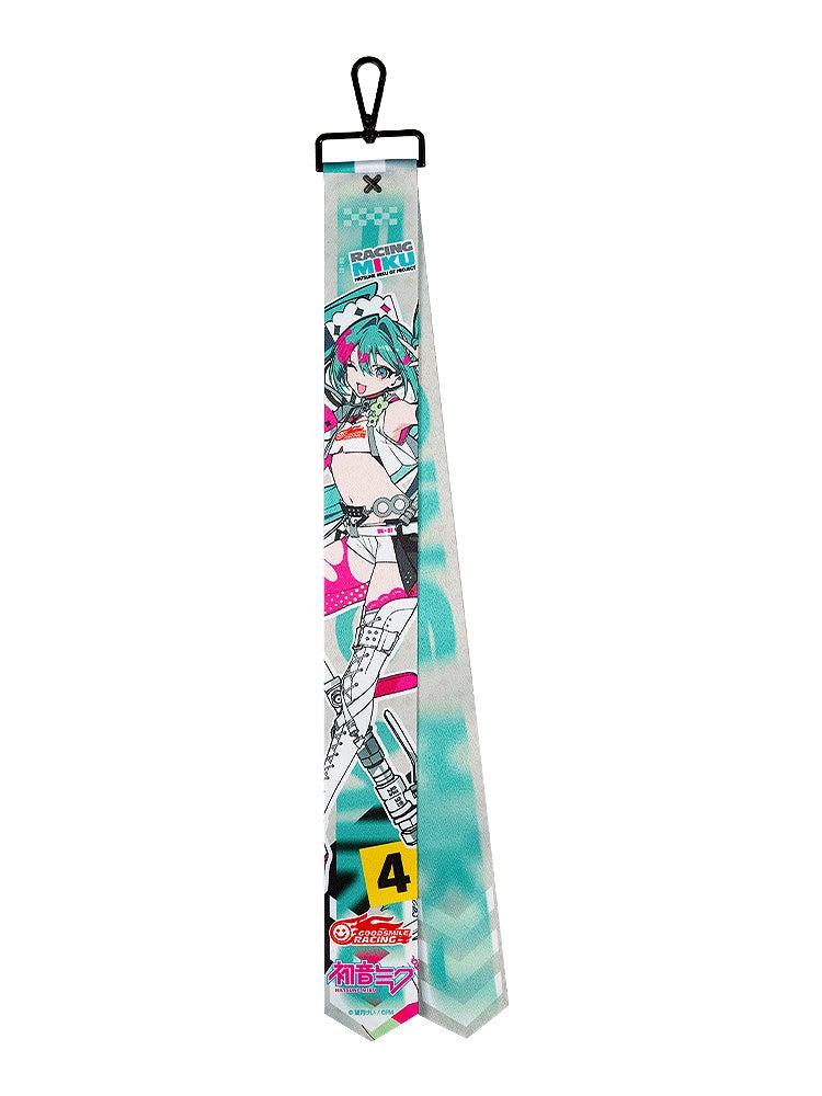IN-STOCK GoodSmile Moment - Hatsune Miku GT Project - Hatsune Miku: Racing Ver. 2025 Collectible Ribbon Keychain [Box of 6]
