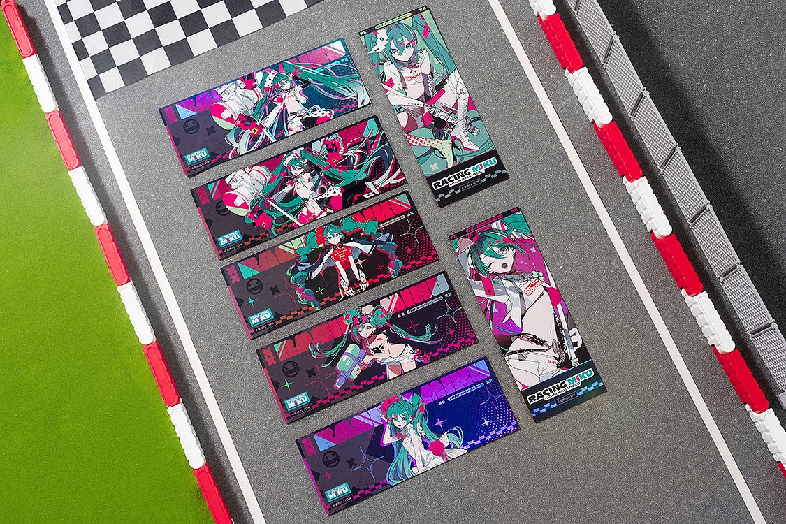 IN-STOCK GoodSmile Moment - Hatsune Miku GT Project - Hatsune Miku: Racing Ver. 2025 Collectible Holographic Ticket [Box of 7]