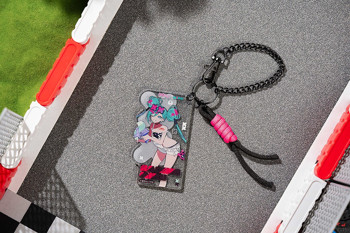 IN-STOCK GoodSmile Moment - Hatsune Miku GT Project - Hatsune Miku: Racing Ver. 2025 Keychain D