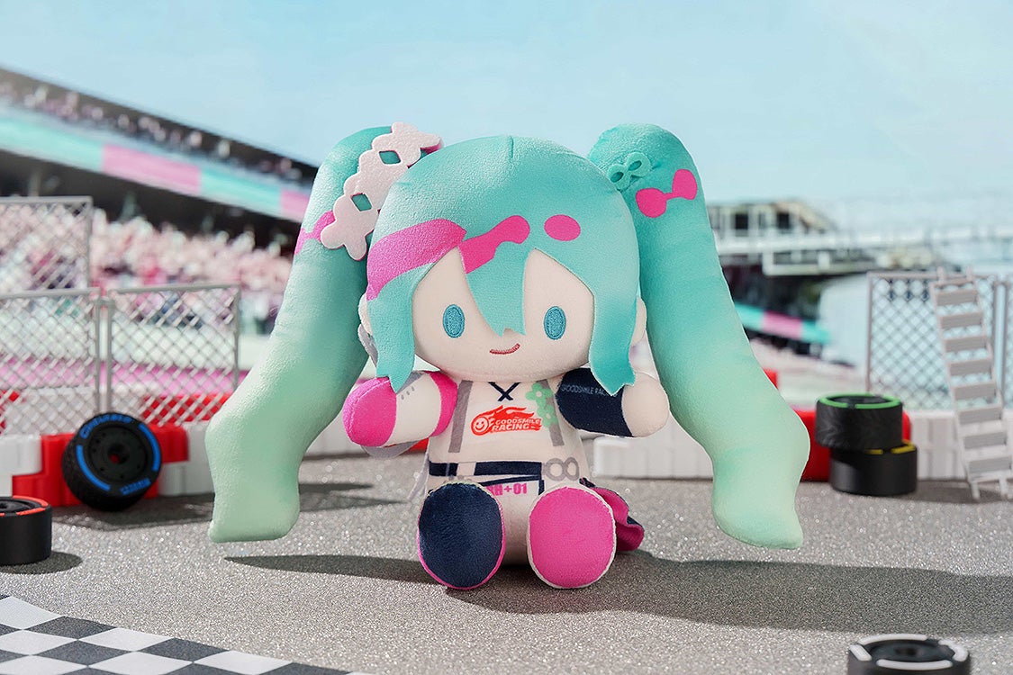 IN-STOCK GoodSmile Moment - Hatsune Miku GT Project - Hatsune Miku: Racing Ver. 2025 Plushie Set