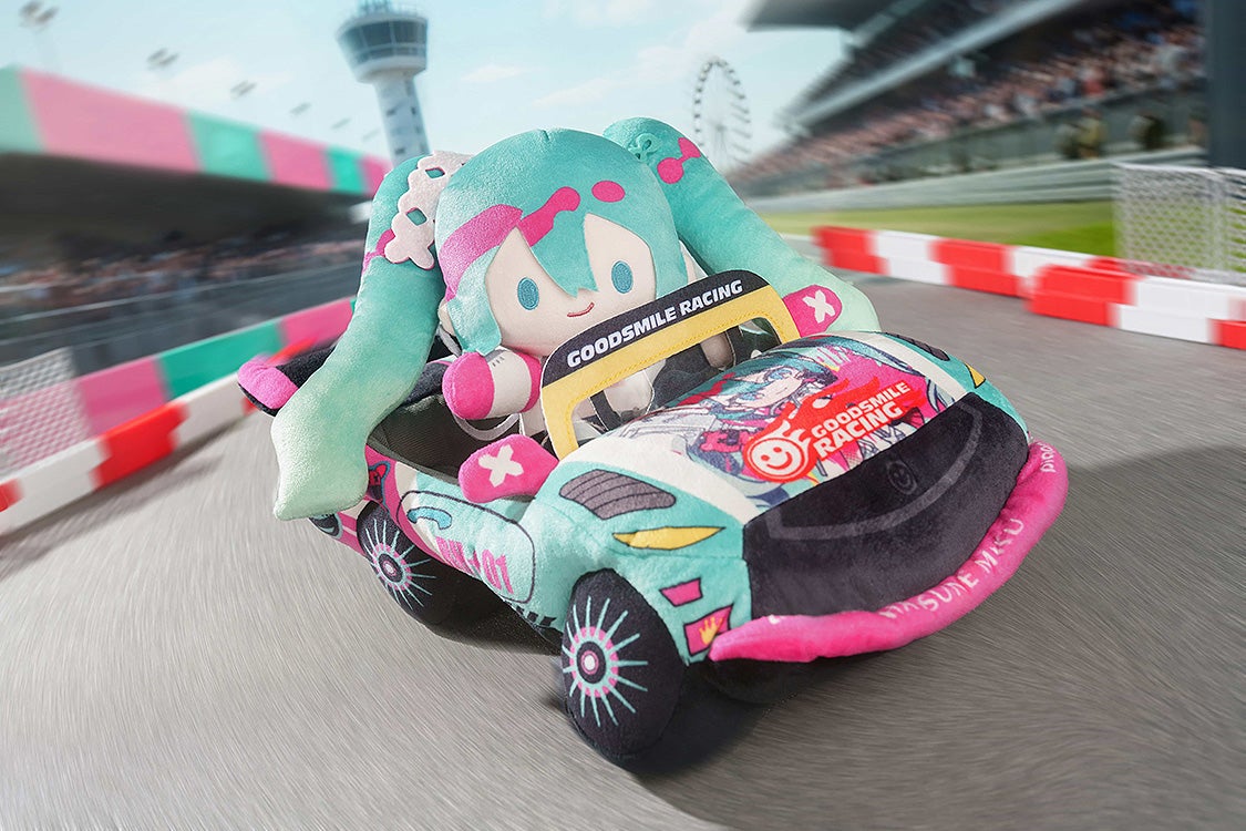 IN-STOCK GoodSmile Moment - Hatsune Miku GT Project - Hatsune Miku: Racing Ver. 2025 Plushie Set