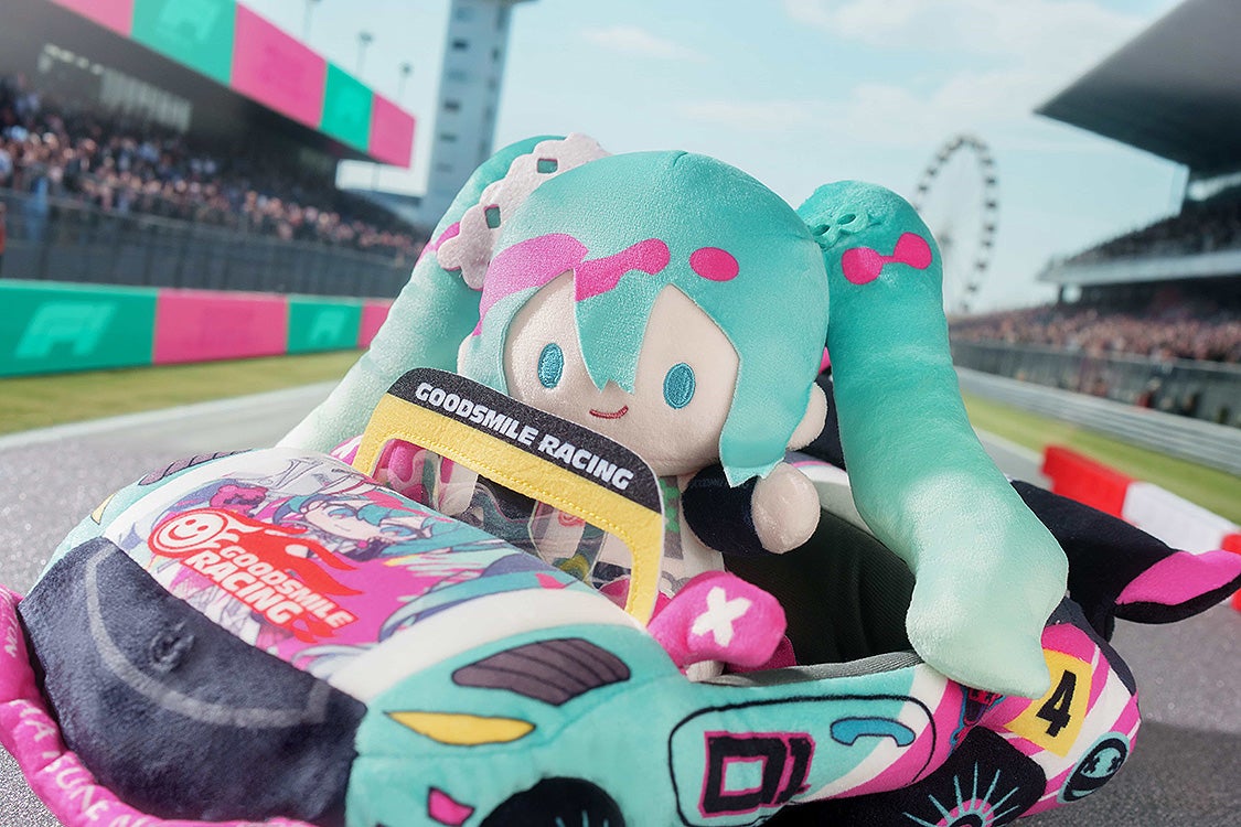 IN-STOCK GoodSmile Moment - Hatsune Miku GT Project - Hatsune Miku: Racing Ver. 2025 Plushie Set