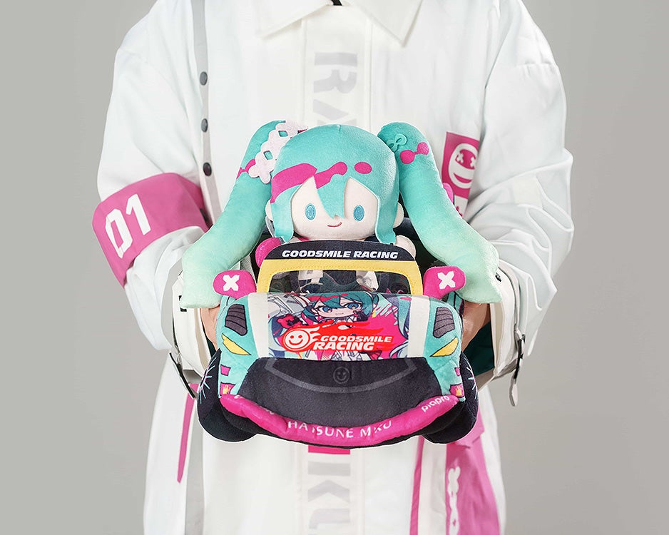 IN-STOCK GoodSmile Moment - Hatsune Miku GT Project - Hatsune Miku: Racing Ver. 2025 Plushie Set