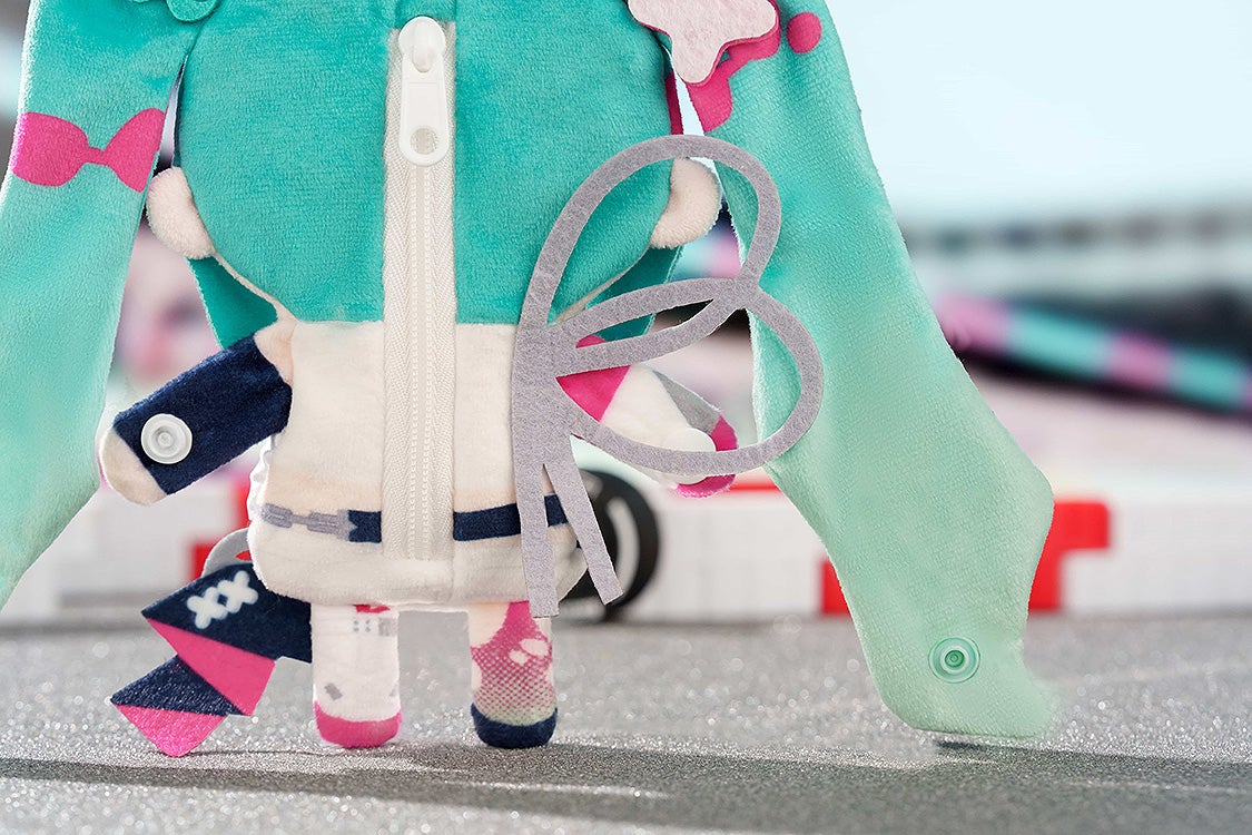 IN-STOCK GoodSmile Moment - Hatsune Miku GT Project - Hatsune Miku: Racing Ver. 2025 Keychain Pouch A