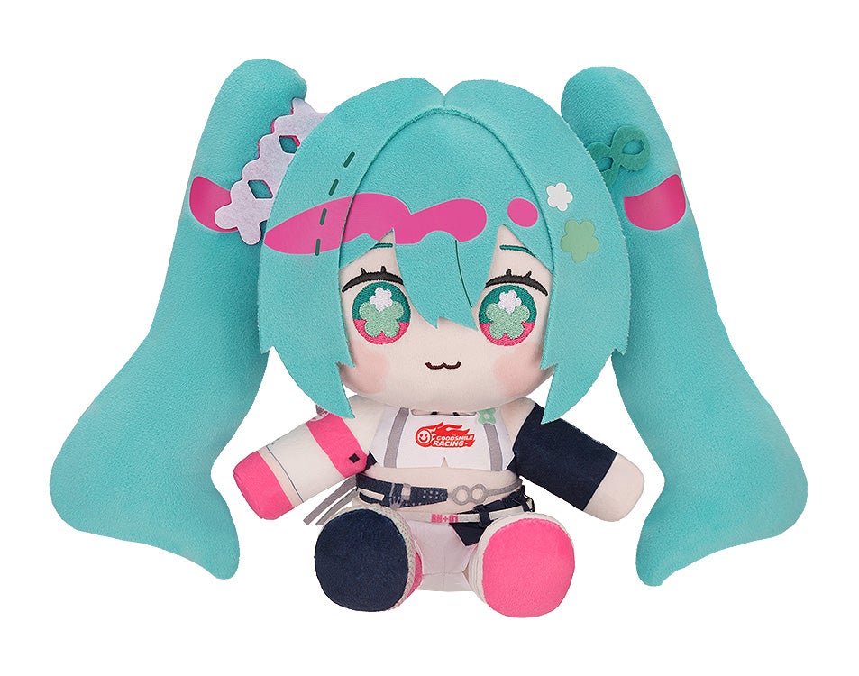 IN-STOCK GoodSmile Moment - Hatsune Miku GT Project - Hatsune Miku: Racing Ver. 2025 HUGGY DOLL