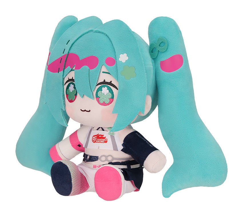 IN-STOCK GoodSmile Moment - Hatsune Miku GT Project - Hatsune Miku: Racing Ver. 2025 HUGGY DOLL