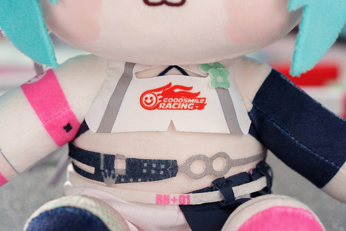 IN-STOCK GoodSmile Moment - Hatsune Miku GT Project - Hatsune Miku: Racing Ver. 2025 HUGGY DOLL