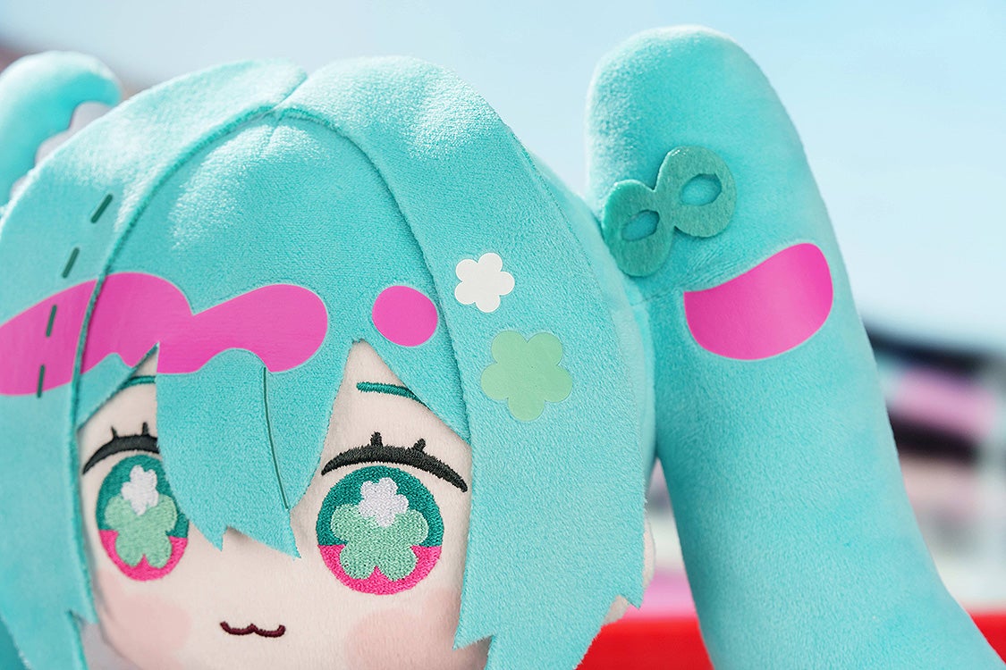 IN-STOCK GoodSmile Moment - Hatsune Miku GT Project - Hatsune Miku: Racing Ver. 2025 HUGGY DOLL