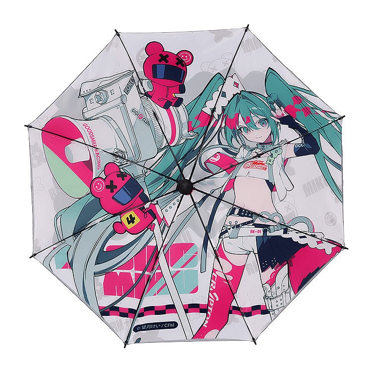 IN-STOCK GoodSmile Moment - Hatsune Miku GT Project - Hatsune Miku: Racing Ver. 2025 Umbrella