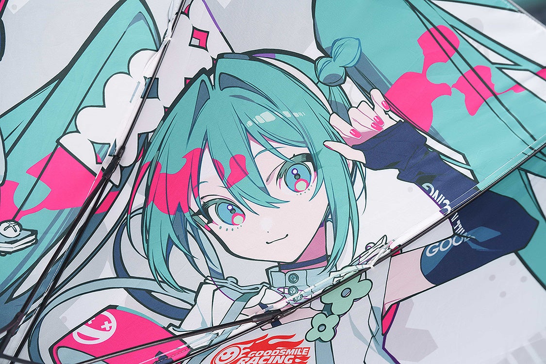 IN-STOCK GoodSmile Moment - Hatsune Miku GT Project - Hatsune Miku: Racing Ver. 2025 Umbrella