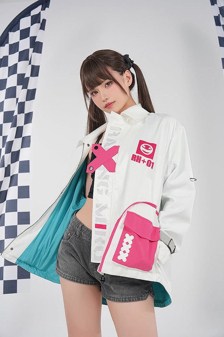 IN-STOCK GoodSmile Moment - Hatsune Miku GT Project - Hatsune Miku: Racing Ver. 2025 Track Jacket