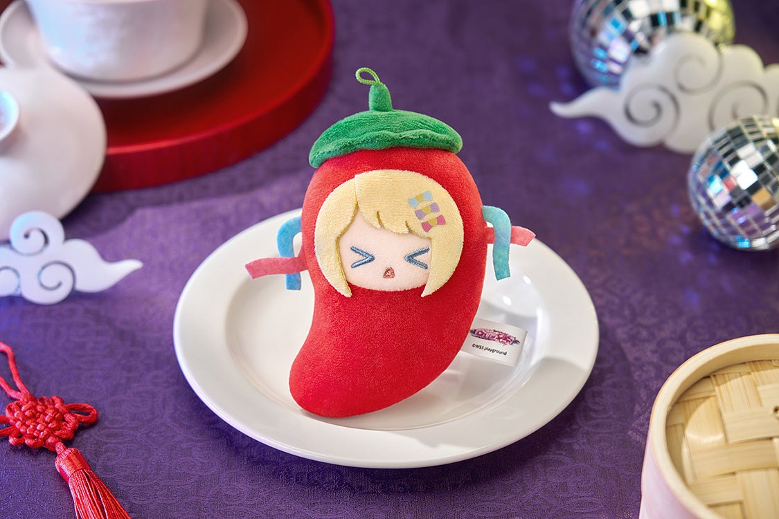 SPECIAL ORDER GoodSmile Moment - Needy Streamer Chinese Restaurant Series - Chili Pepper Plushie Mascot Keychain [JP]