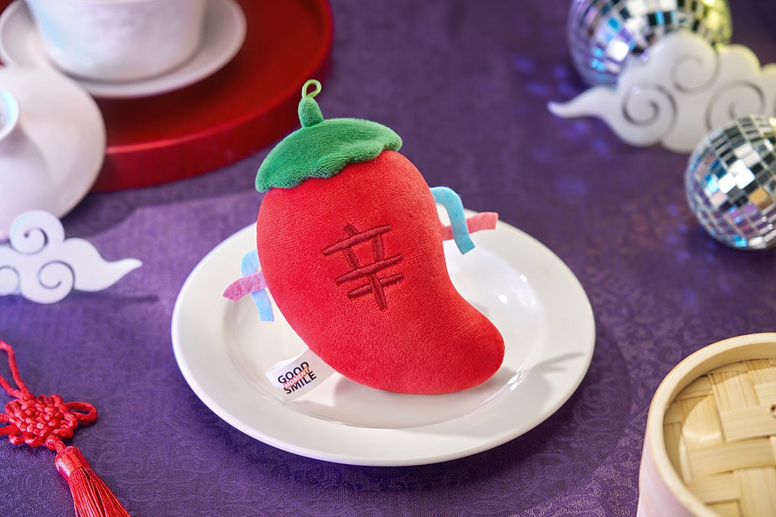 SPECIAL ORDER GoodSmile Moment - Needy Streamer Chinese Restaurant Series - Chili Pepper Plushie Mascot Keychain [JP]