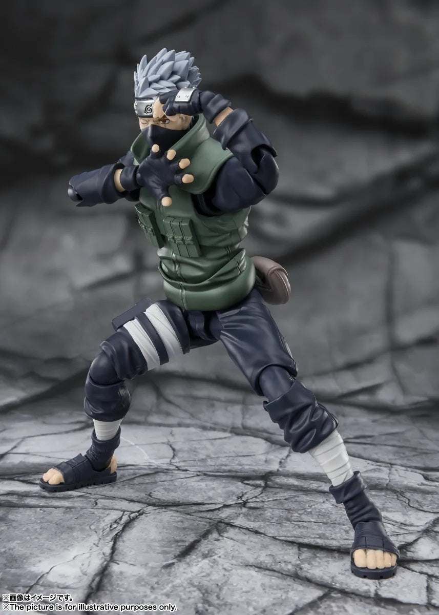 PRE-ORDER Bandai Spirits - S.H.Figuarts - Naruto Shippuden - Kakashi Hatake: The Famed Sharingan Hero