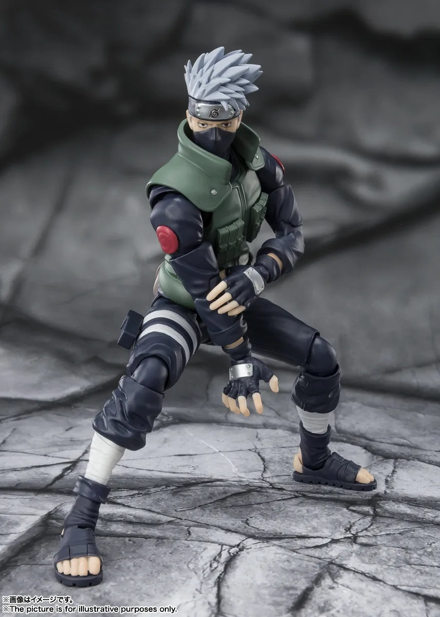 PRE-ORDER Bandai Spirits - S.H.Figuarts - Naruto Shippuden - Kakashi Hatake: The Famed Sharingan Hero