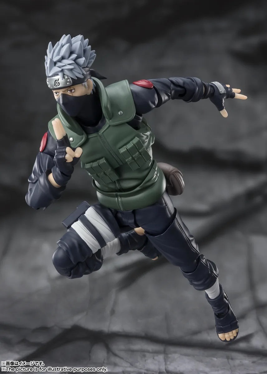 PRE-ORDER Bandai Spirits - S.H.Figuarts - Naruto Shippuden - Kakashi Hatake: The Famed Sharingan Hero