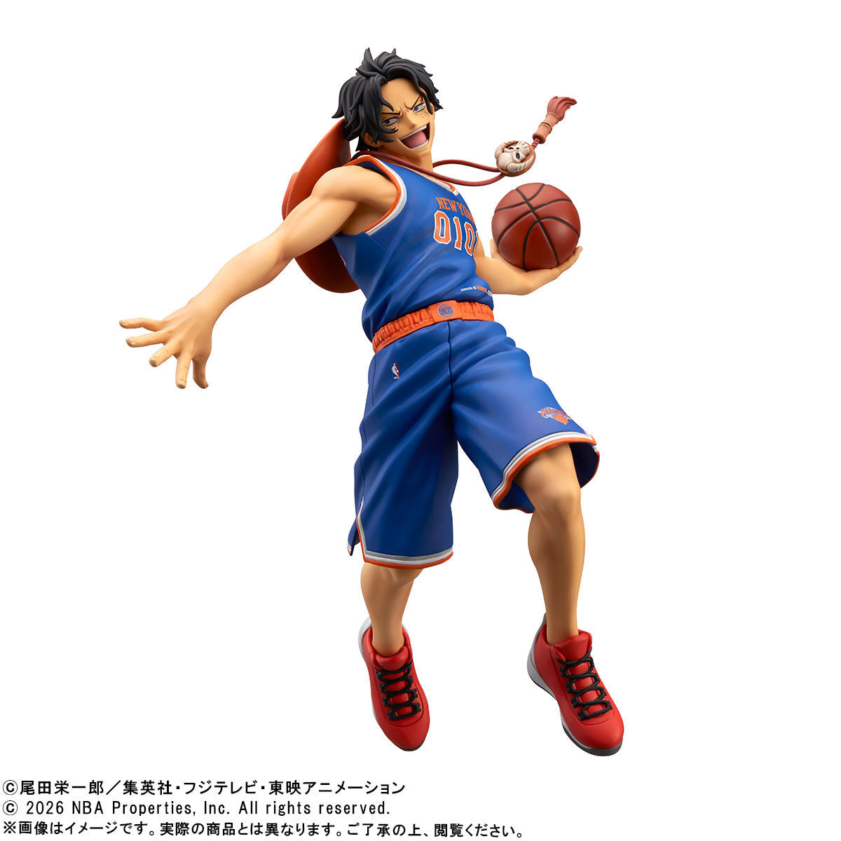 PRE-ORDER Banpresto - One Piece × NBA Master Stars Piece - The Portgas D. Ace New York Knicks [EXCLUSIVE]