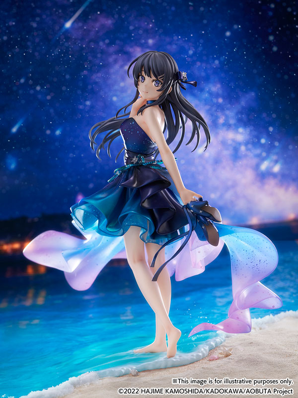 PRE-ORDER eStream - Shibuya Scramble Figure - Rascal Does Not Dream Series - Mai Sakurajima: Starry Night Sky Ver. 1/7