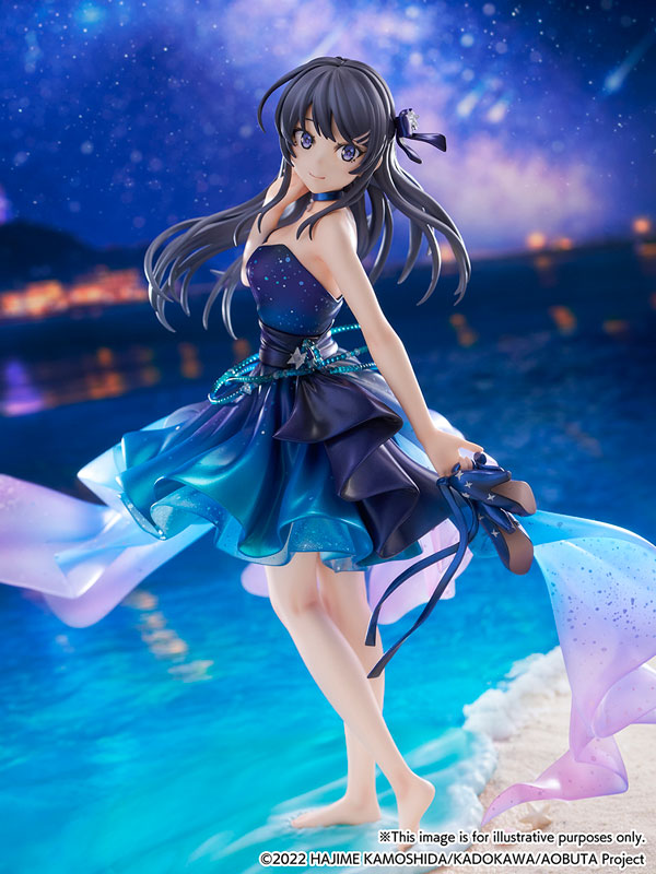 PRE-ORDER eStream - Shibuya Scramble Figure - Rascal Does Not Dream Series - Mai Sakurajima: Starry Night Sky Ver. 1/7