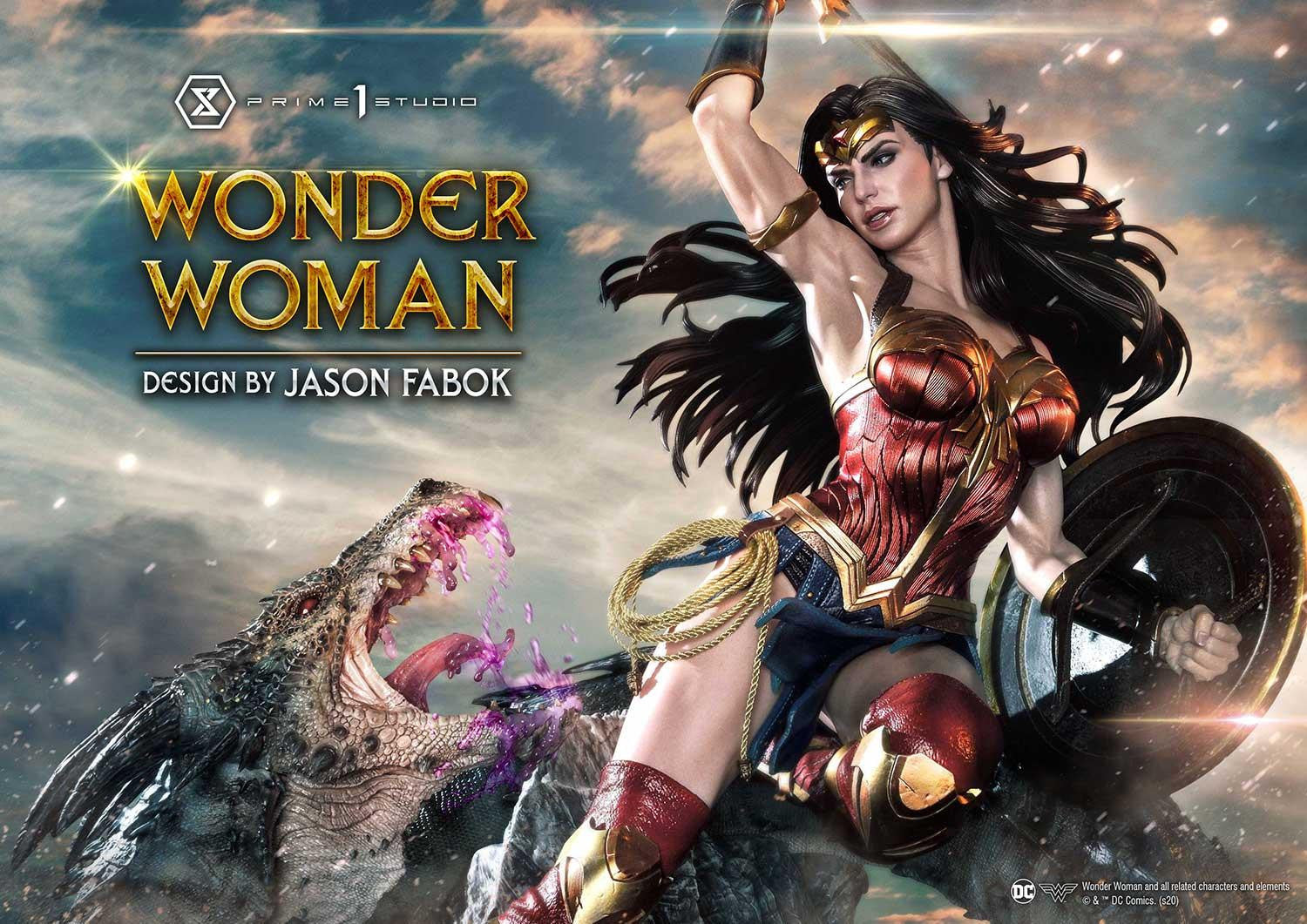 BACK ORDER Prime 1 Studio - Museum Masterline - Wonder Woman - Wonder Woman v.s. Hydra 1/3
