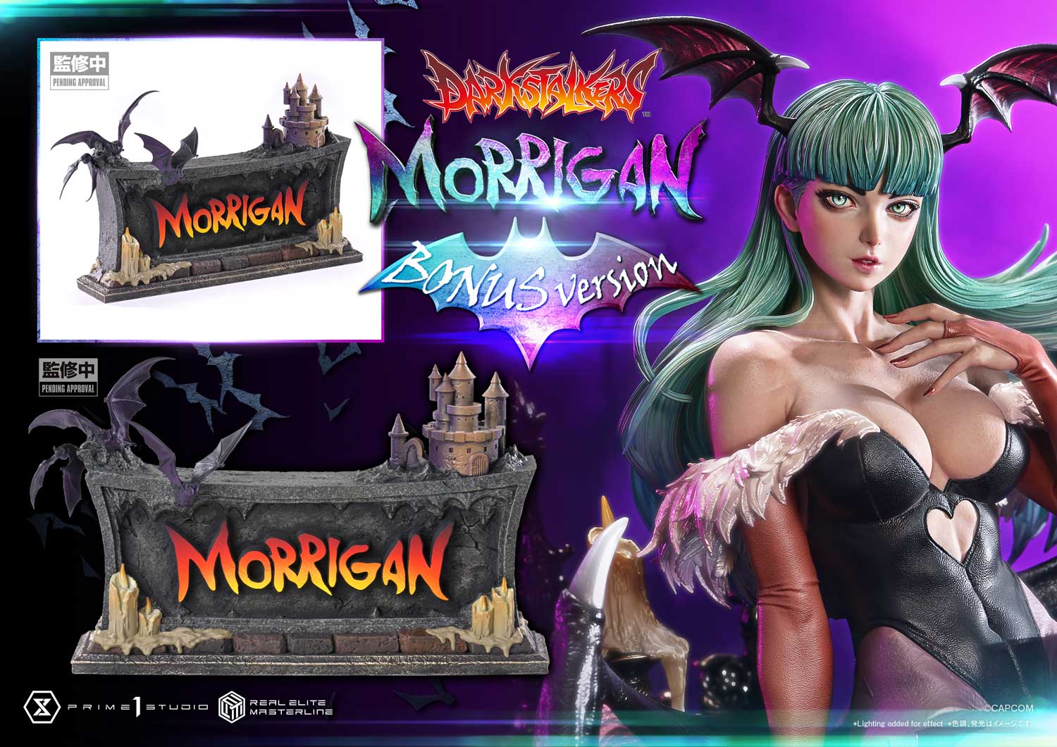 PRE-ORDER Prime1 Studio - Real Elite Masterline - Darkstalkers - Morrigan: Bonus Ver. 1/4