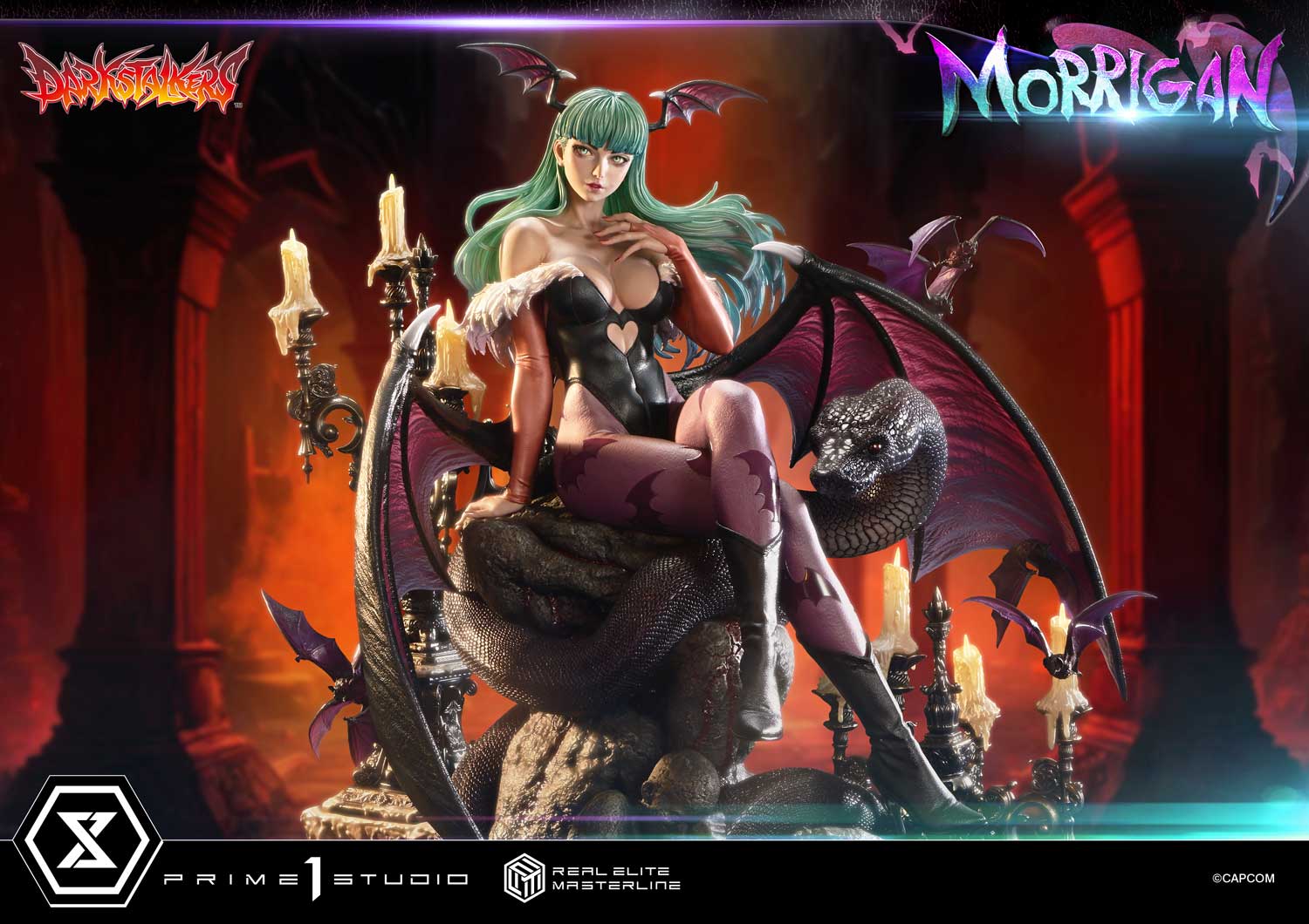 PRE-ORDER Prime1 Studio - Real Elite Masterline - Darkstalkers - Morrigan: Bonus Ver. 1/4