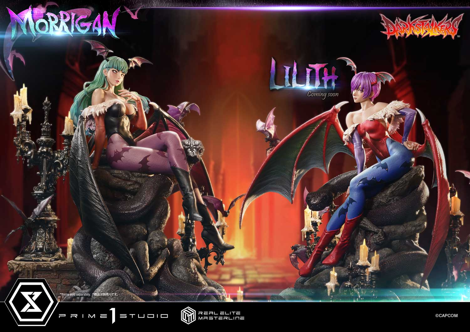 PRE-ORDER Prime1 Studio - Real Elite Masterline - Darkstalkers - Morrigan: Bonus Ver. 1/4