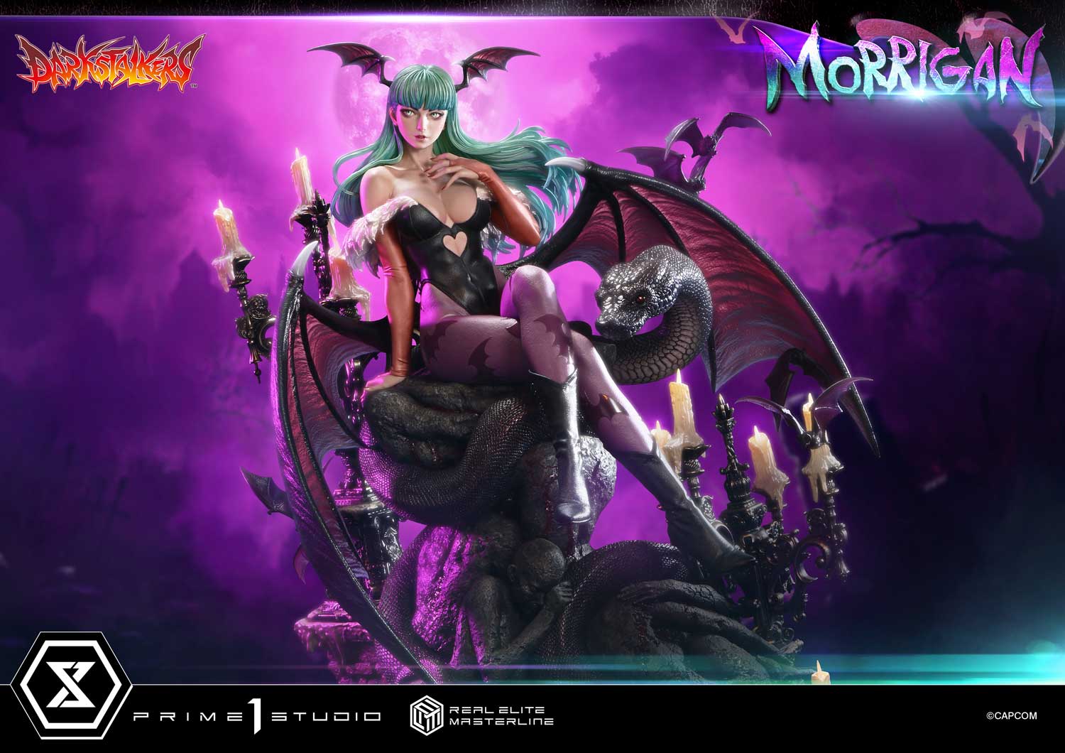 PRE-ORDER Prime1 Studio - Real Elite Masterline - Darkstalkers - Morrigan: Bonus Ver. 1/4