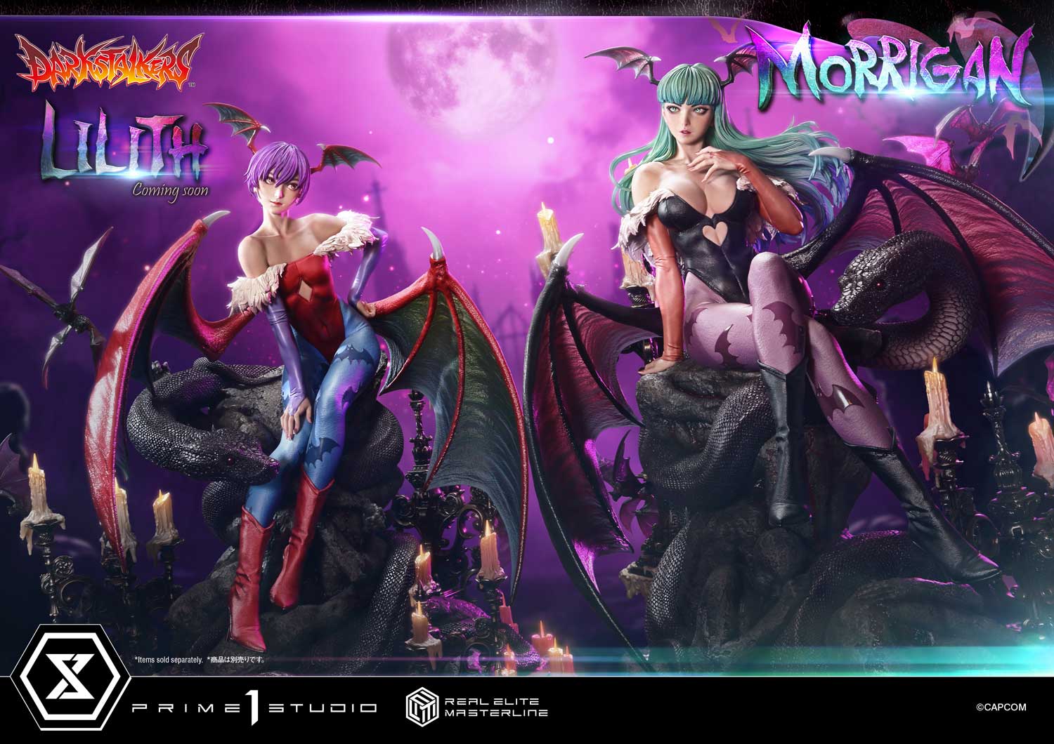 PRE-ORDER Prime1 Studio - Real Elite Masterline - Darkstalkers - Morrigan: Bonus Ver. 1/4