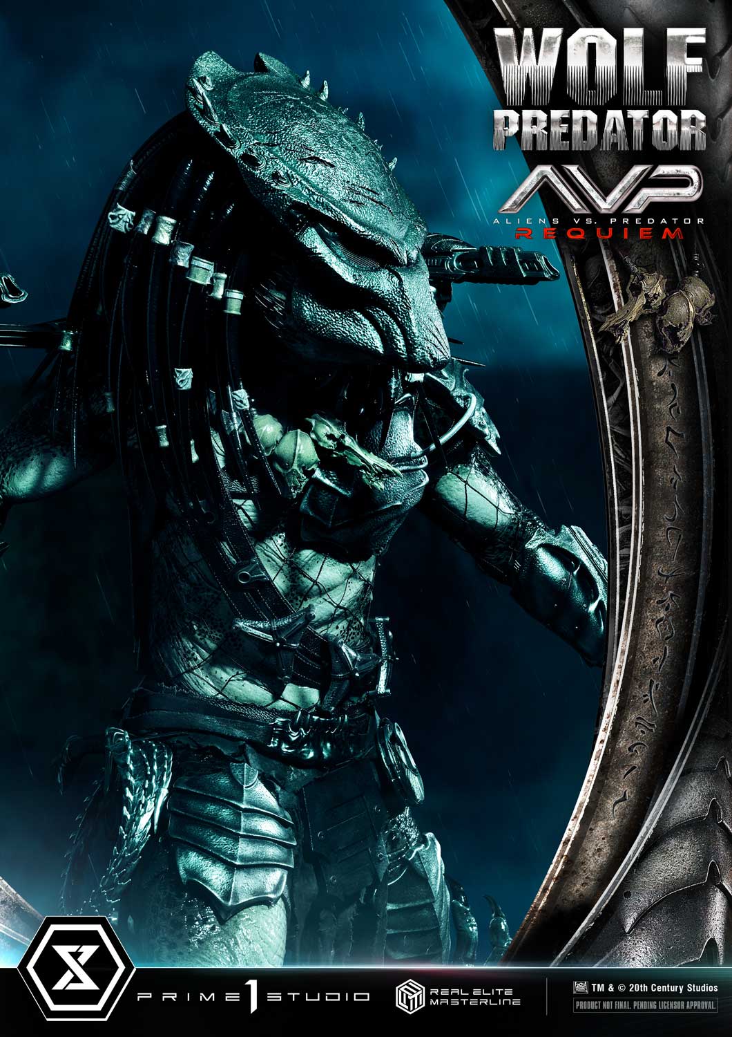 PRE-ORDER Prime1 Studio - Real Elite Masterline - Aliens vs. Predator: Requiem - Wolf Predator 1/3